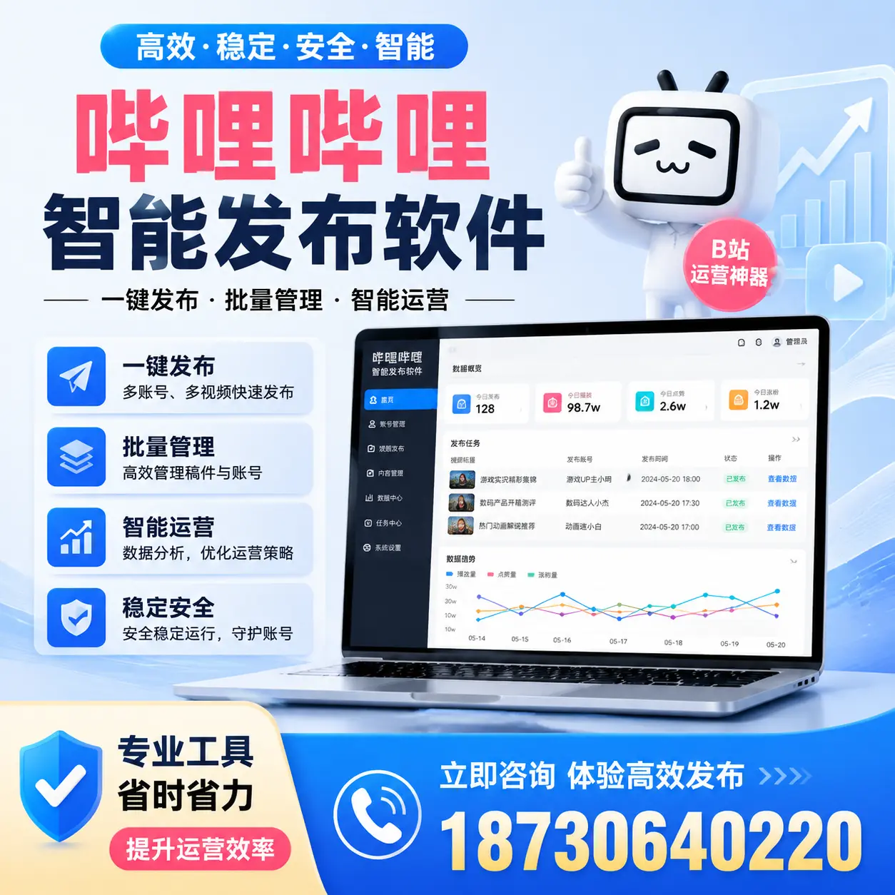 解密哔哩哔哩智能发布软件：功能与优势分析在东城